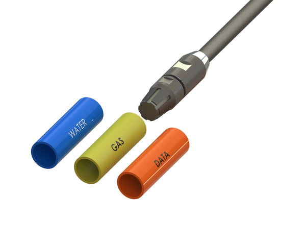 C - 1-1/2" Tapered Pull Connector (Data Gas & Water)